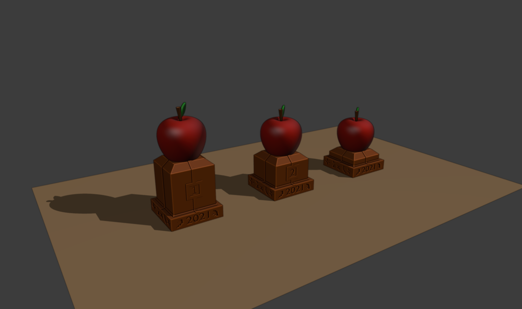 Fall Apple Trophies