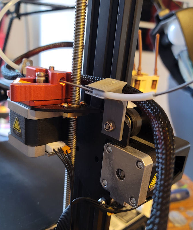 Ender 3 Extruder Guide for Dual Gear