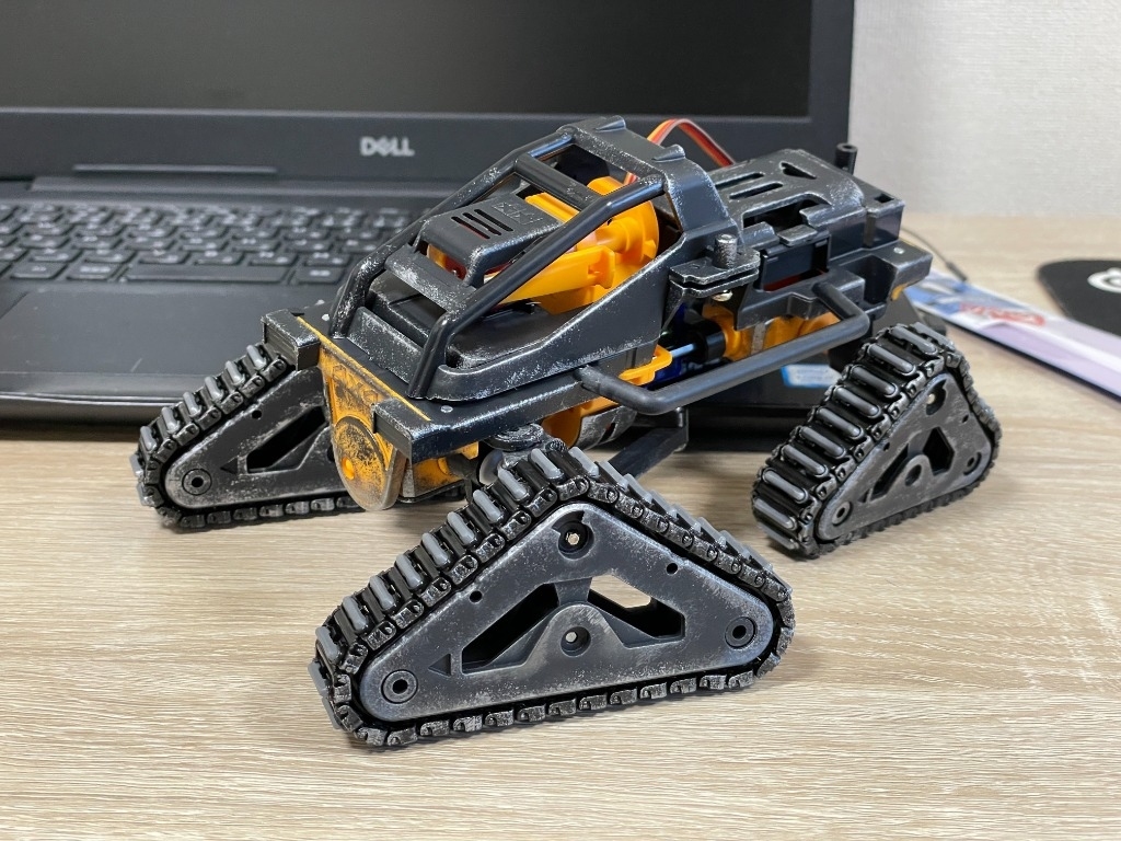 4-TRACK CRAWLER Additional steering modifications