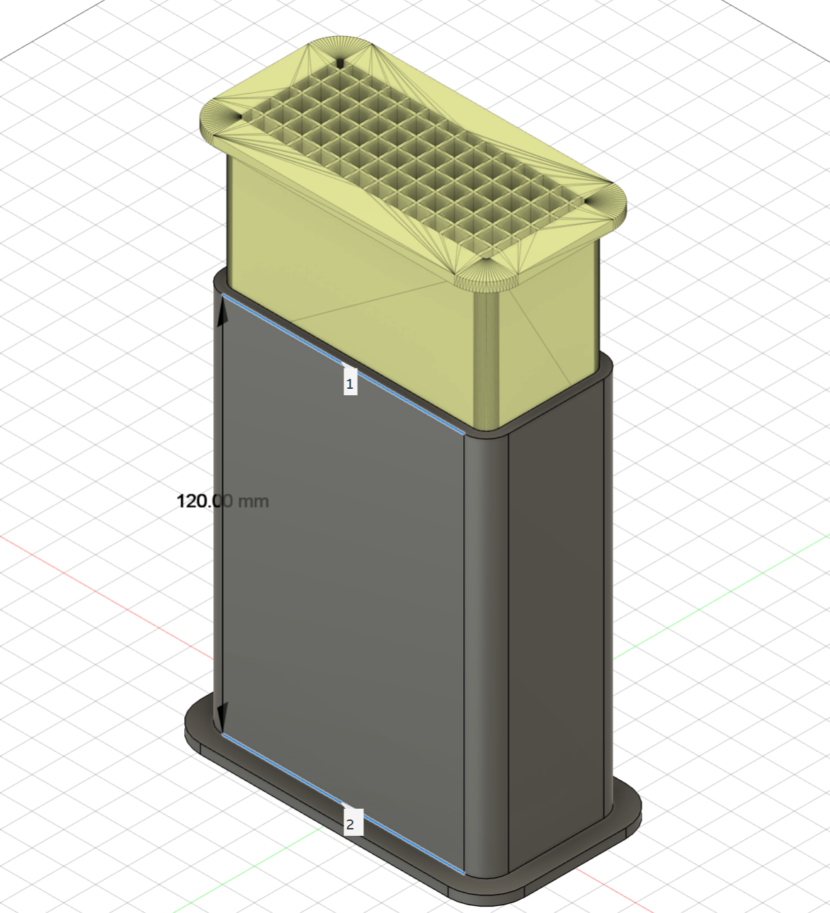Artillery Sidewinder x1 - Ventilation extension for Yoopai XL enclosure