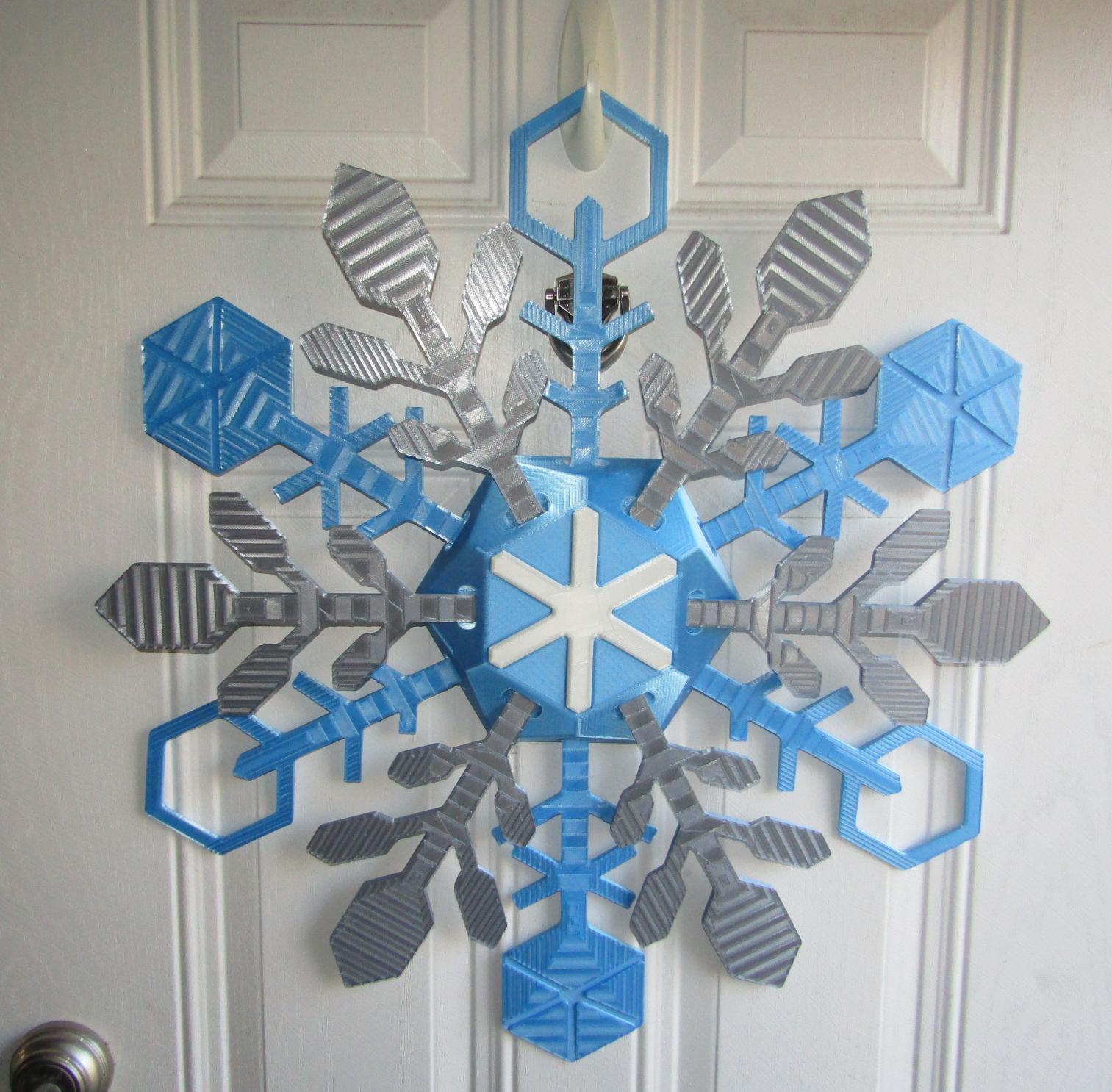 snowflake for door REMIX from XMAS KIT
