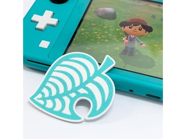 Download Animal Crossing Leaf Multi Colour Charm By Keithchong Thingiverse