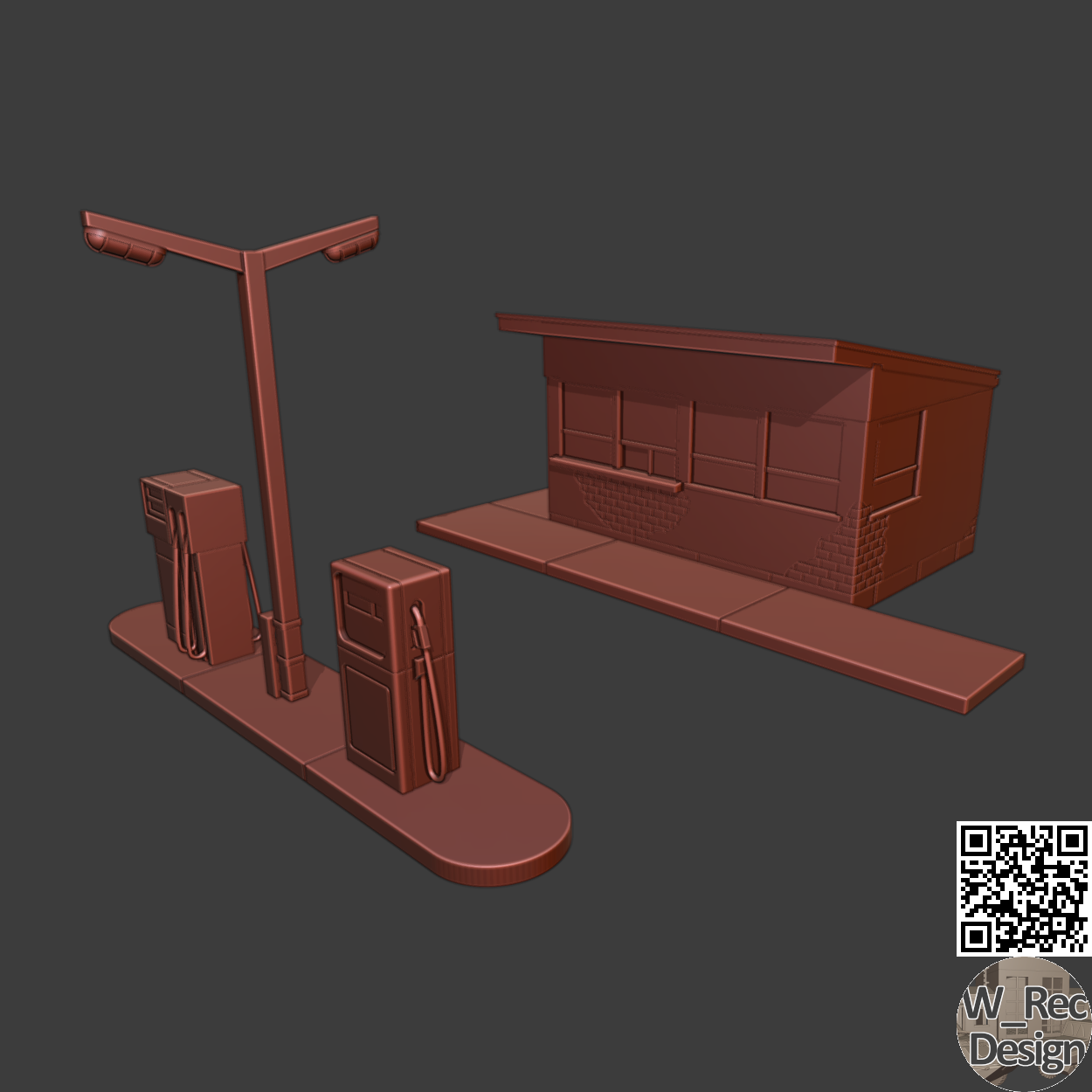 SMALL GAS STATION