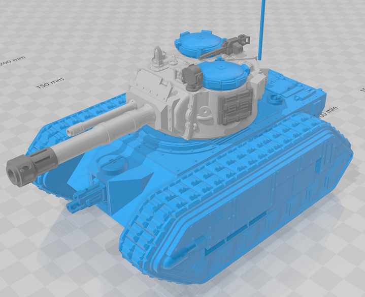 Rogal Dorn Tank like turret - WH40k