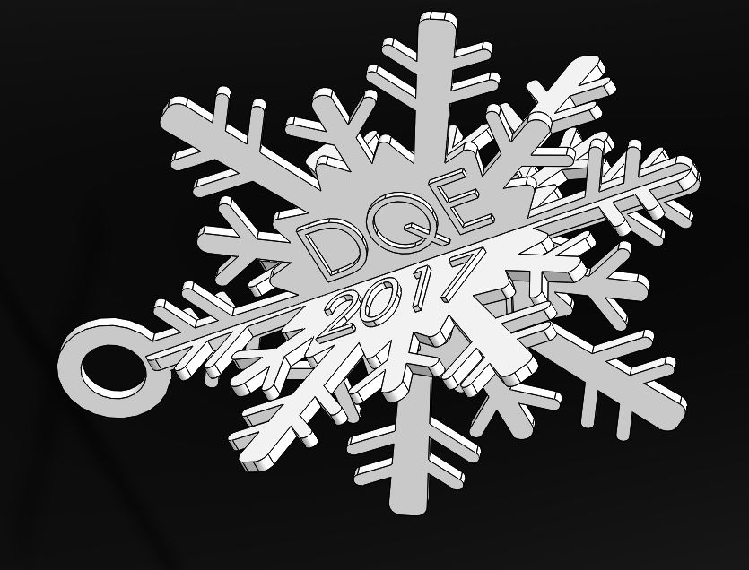 Snowflake Christmas Ornament