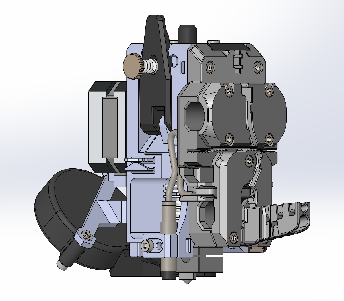 X-Carriage for Bondtech Prusa Extruder MK3(+MK3S Add-on) (Revised X-Axis)