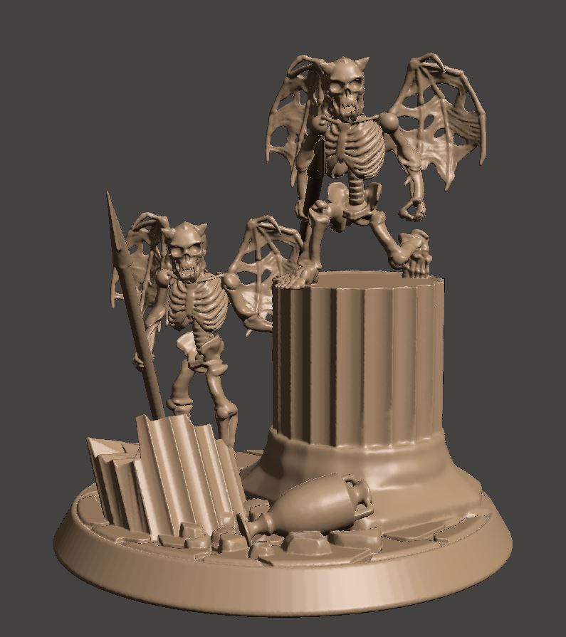 Skeleton Evil little Imps / demons - 28mm Undead