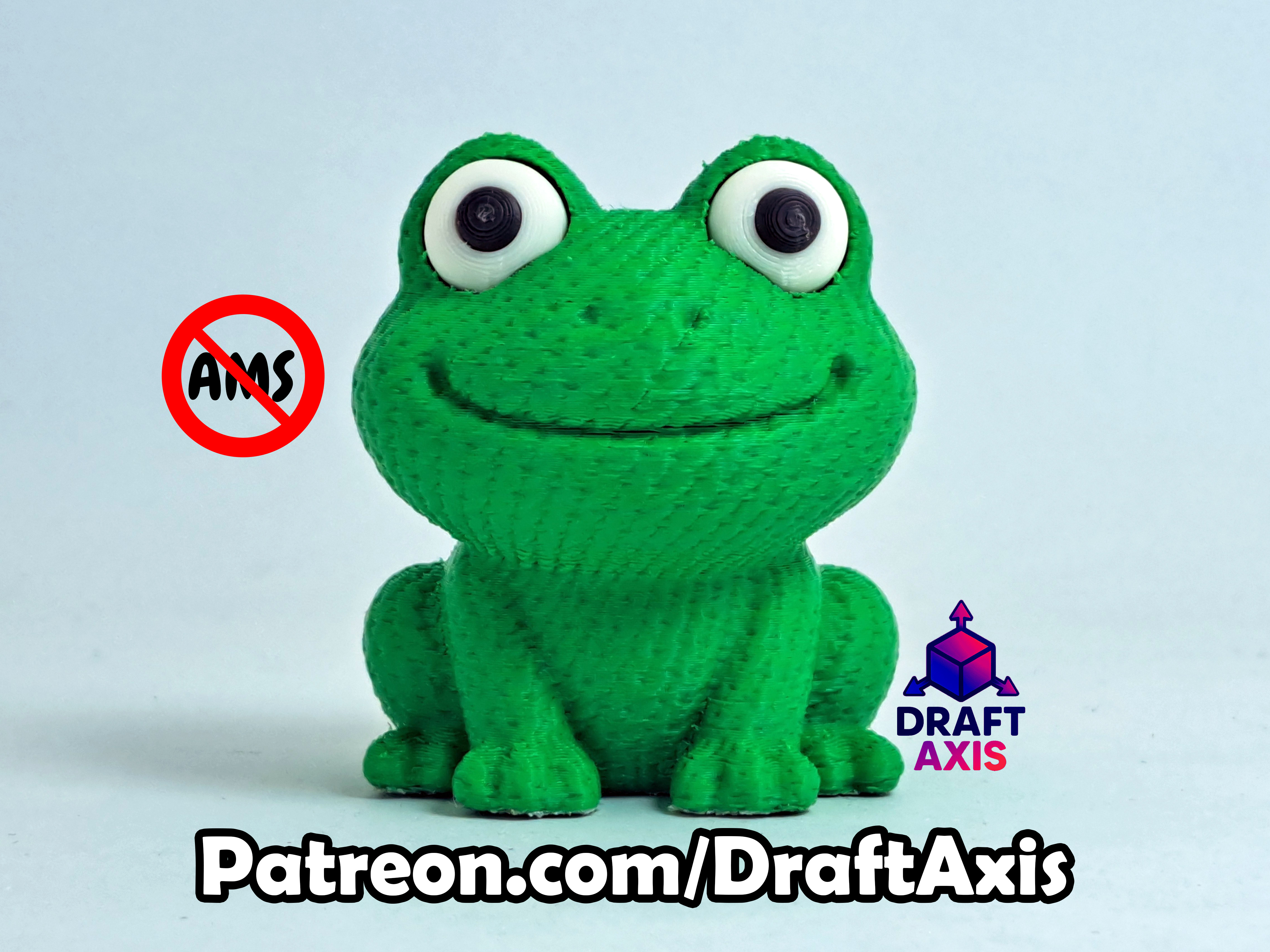 Knitted Frog - No Supports