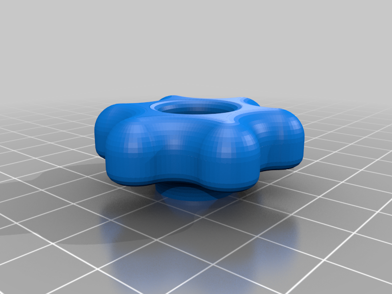 My Customized Smooth n' Curvy Star Knohttps://customizer.makerbot.com/things/
