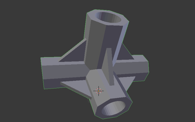 4 Way T Joint for 12mm Pipes