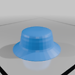 Simple Bucket Hat 3D model