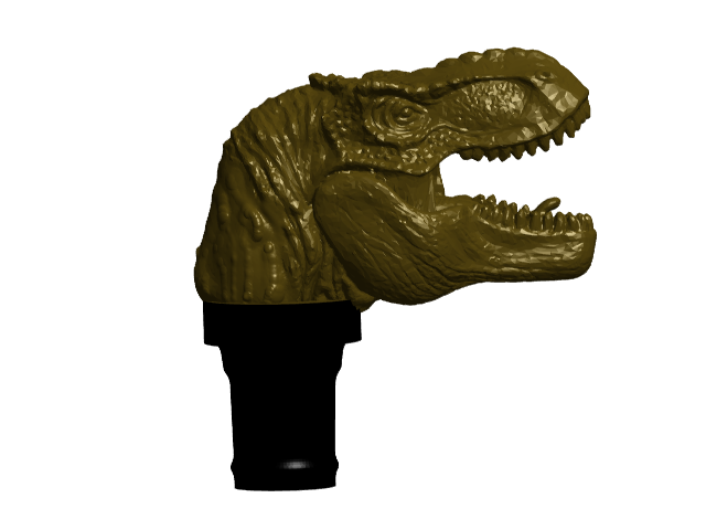 T-Rex Topper ($7 Cane/Walking Hiking Sticks)