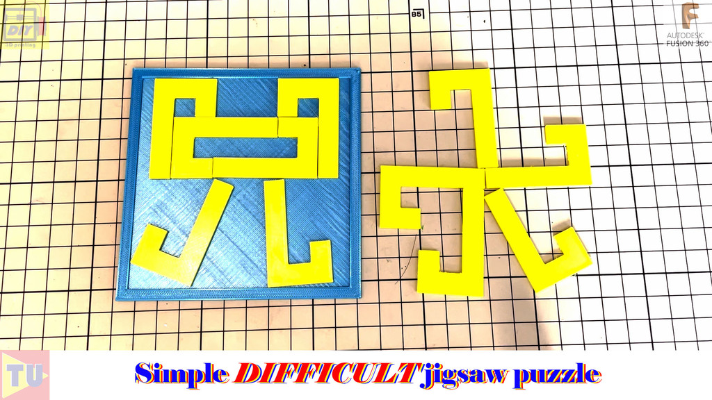A simple DIFFICULT jigsaw puzzle