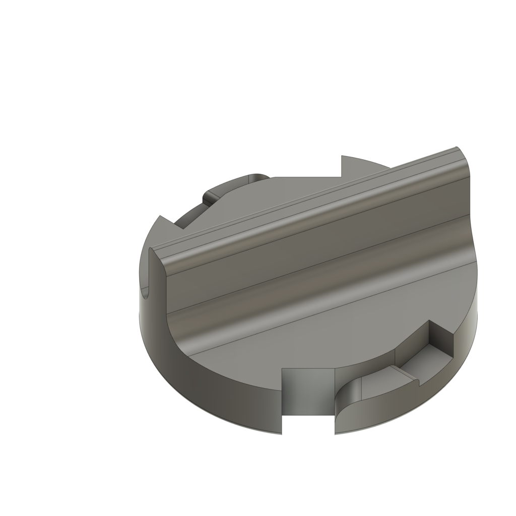 Cap battery compartment for e-scooters HX-X7