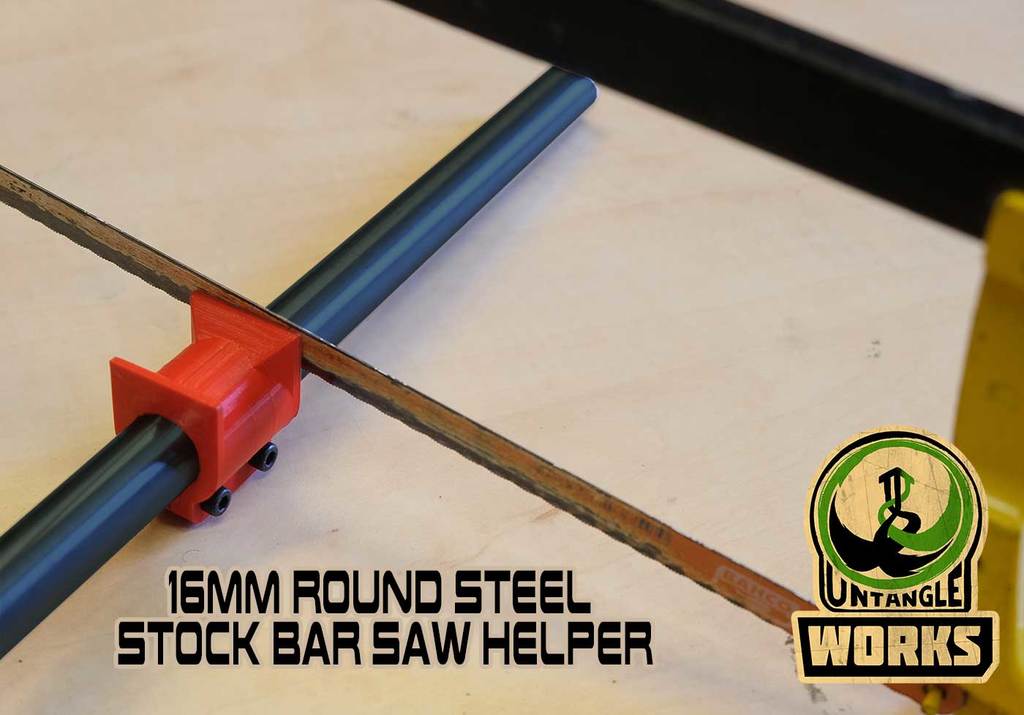 16mm round steel stock bar saw helper 
