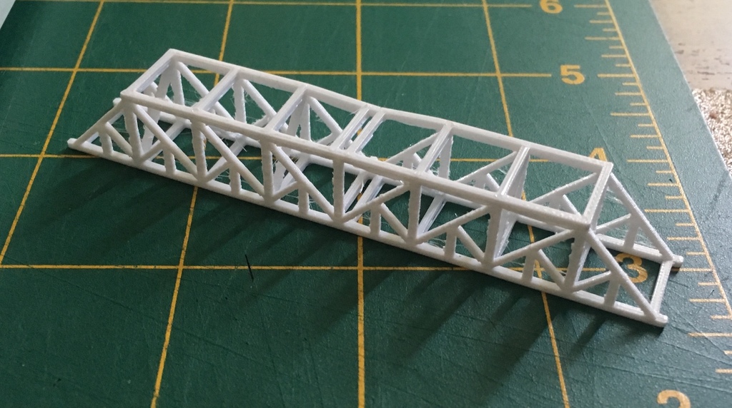 truss bridge model