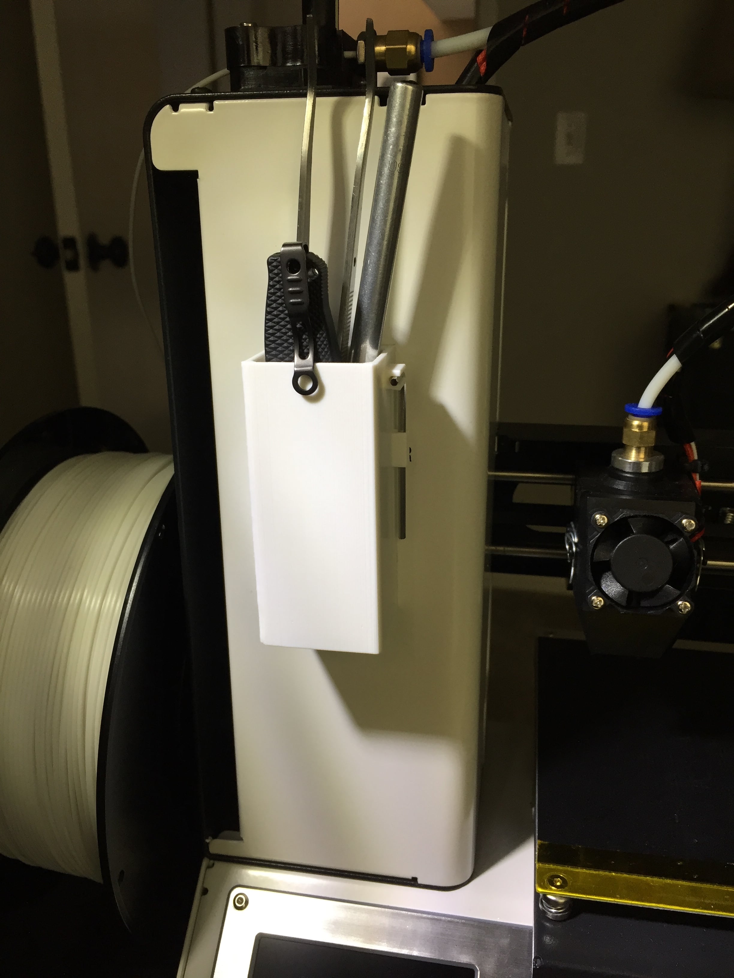 Small Vertical Mount Open Tool Box