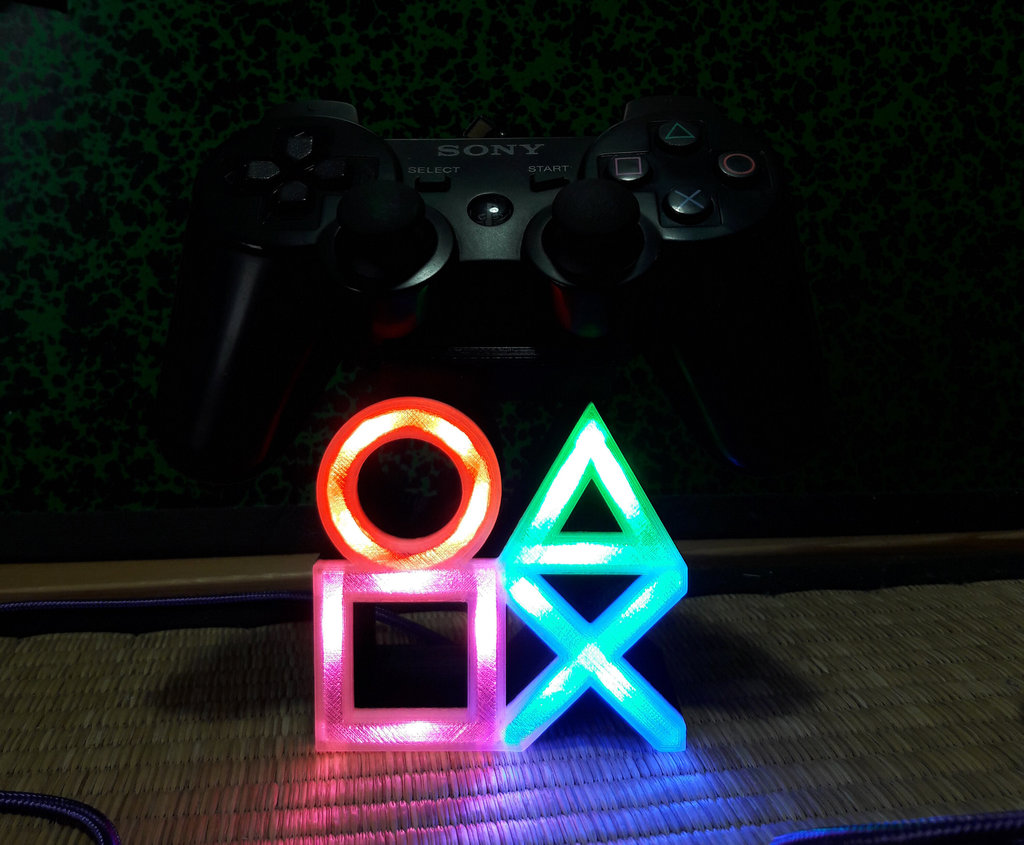 Playstation Controller Stand with LEDs