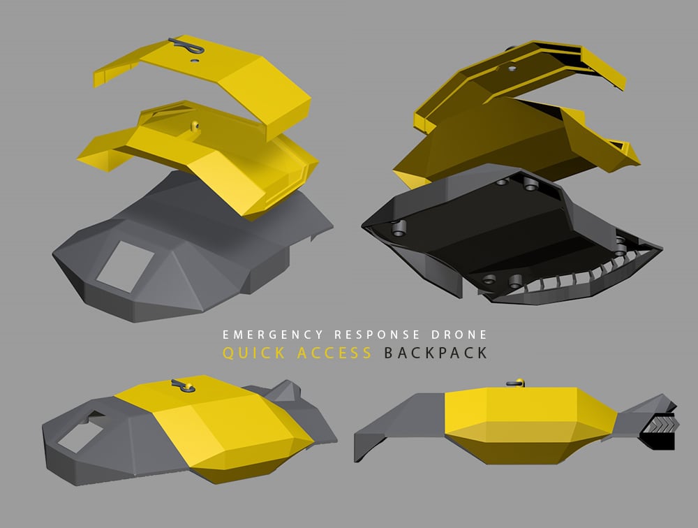 Teal Drone Emergency rescue Kit.
