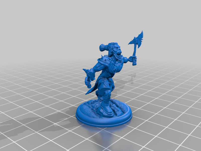 Orc with axes by Mehdals