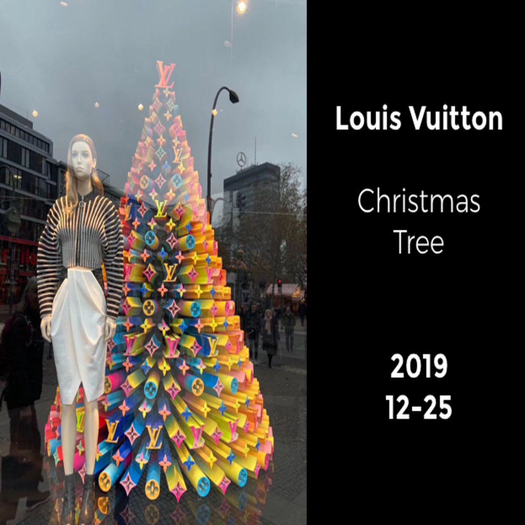 Louis Vuitton LOGO Christmas Tree