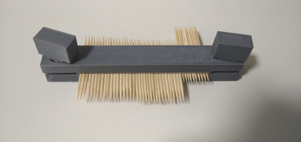Toothpick contour gauge