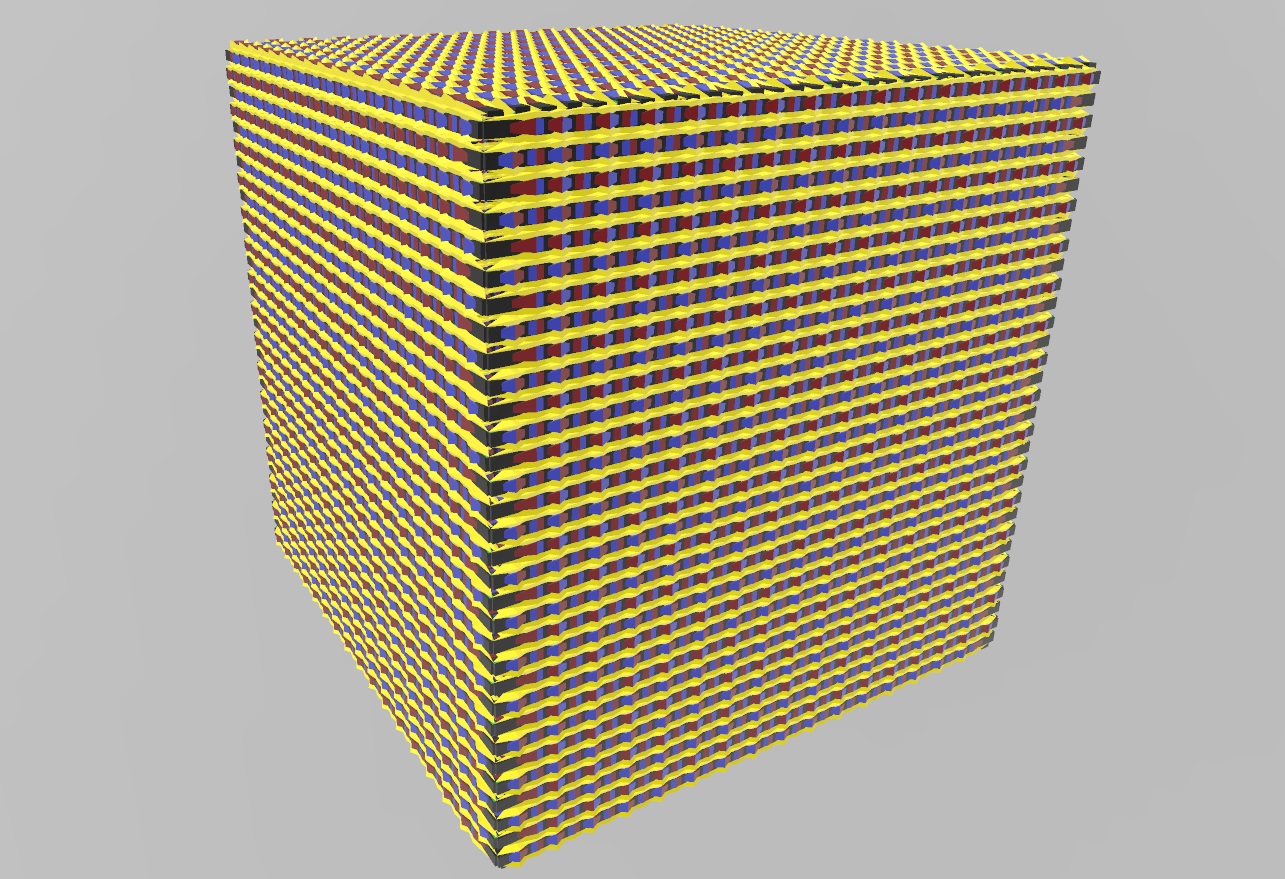 Multi-Material Chainmail Cube