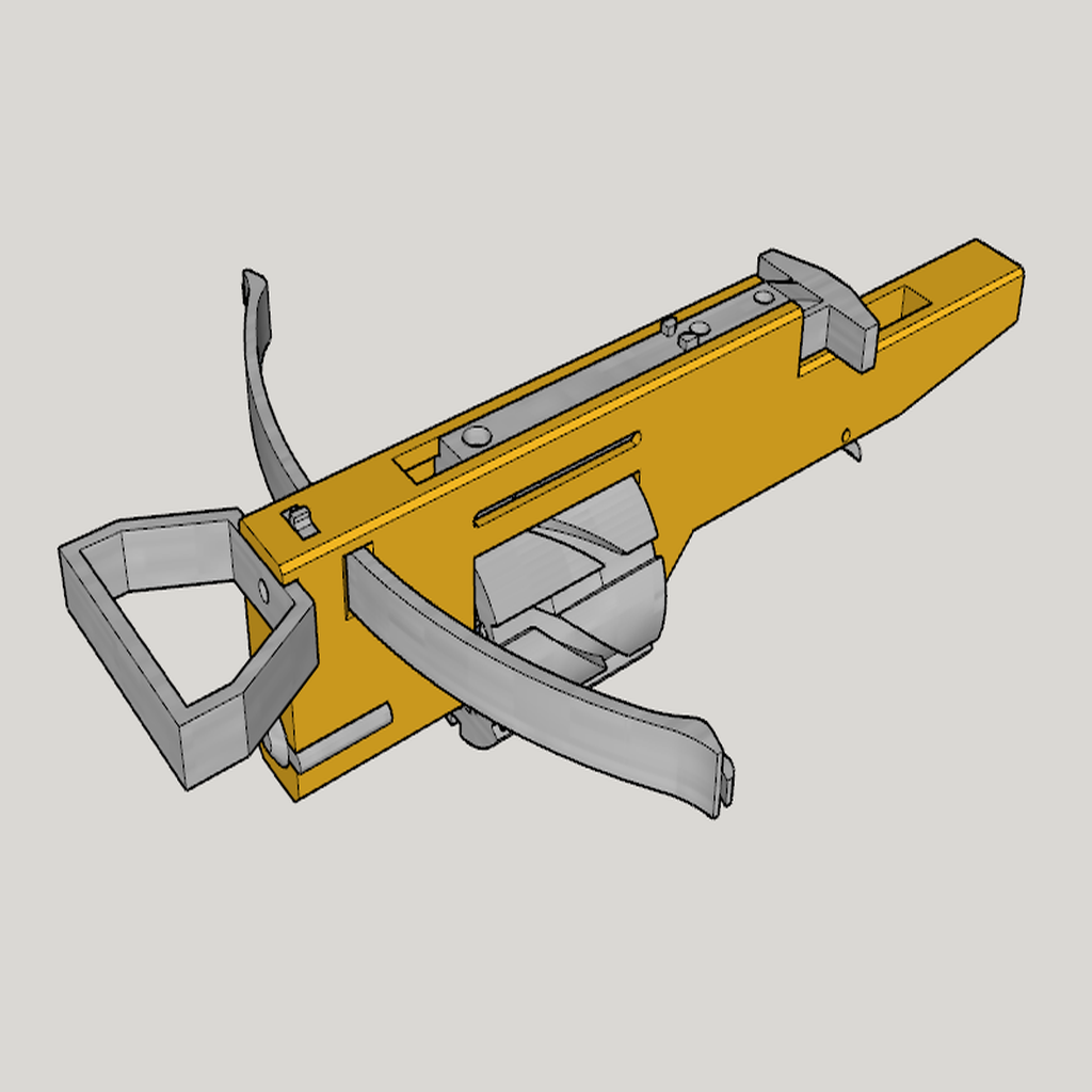 Zig Zag Revolver Cross Bow V1.0 (3D Print Kit Bow)