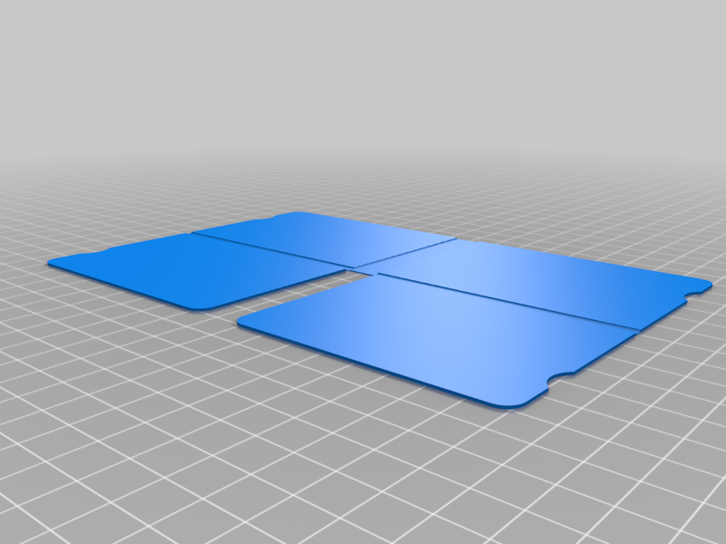 Simple foldable face mask case