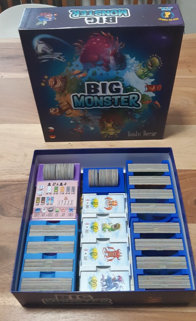BIG MONSTER - complete boardgame insert