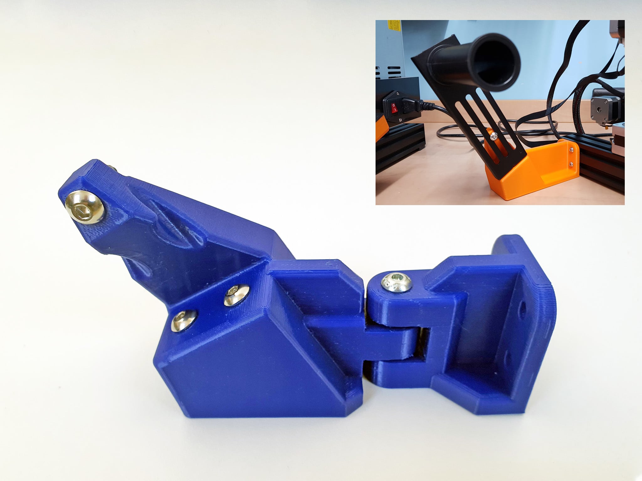 Pivoting Side Mounted Spool Holder for the Ender 3 & Pro