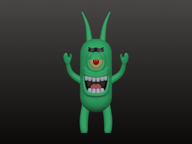Miniatura 2 do modelo 3D Plankton 