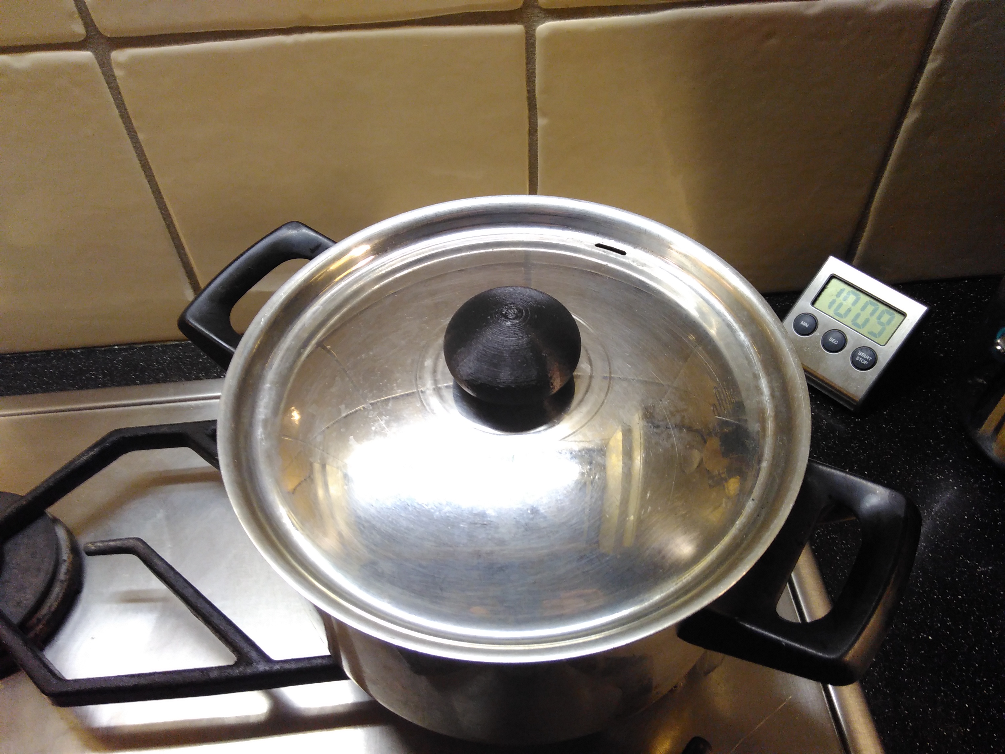Pan lid handle
