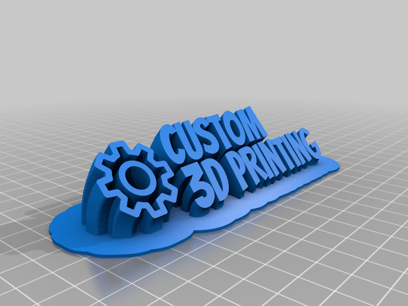 custom 3d printing