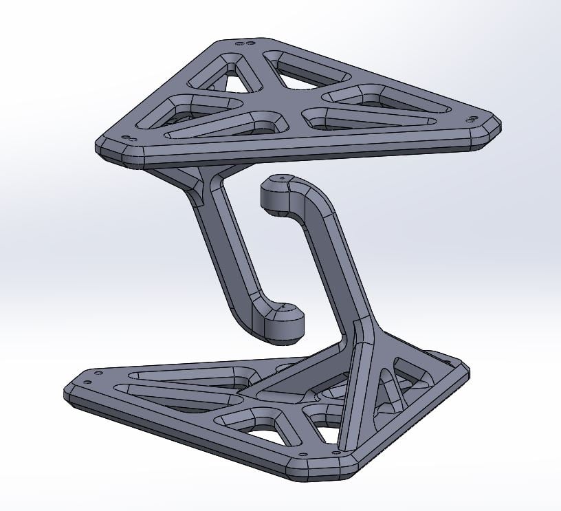 Impossible Table, hexapod version