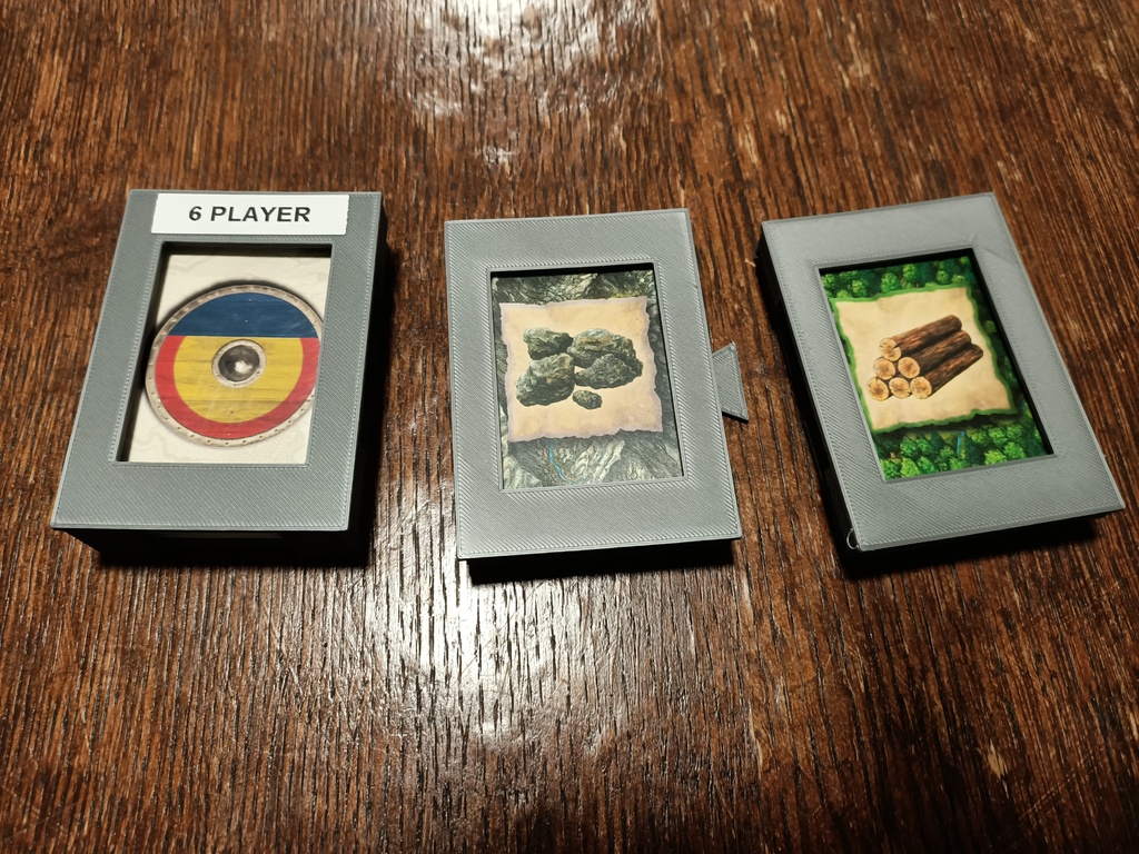 Catan Card Holders with Lids