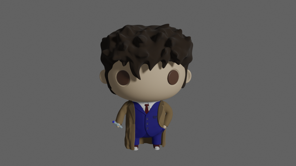 Dr Who - 10th Doctor Chibi