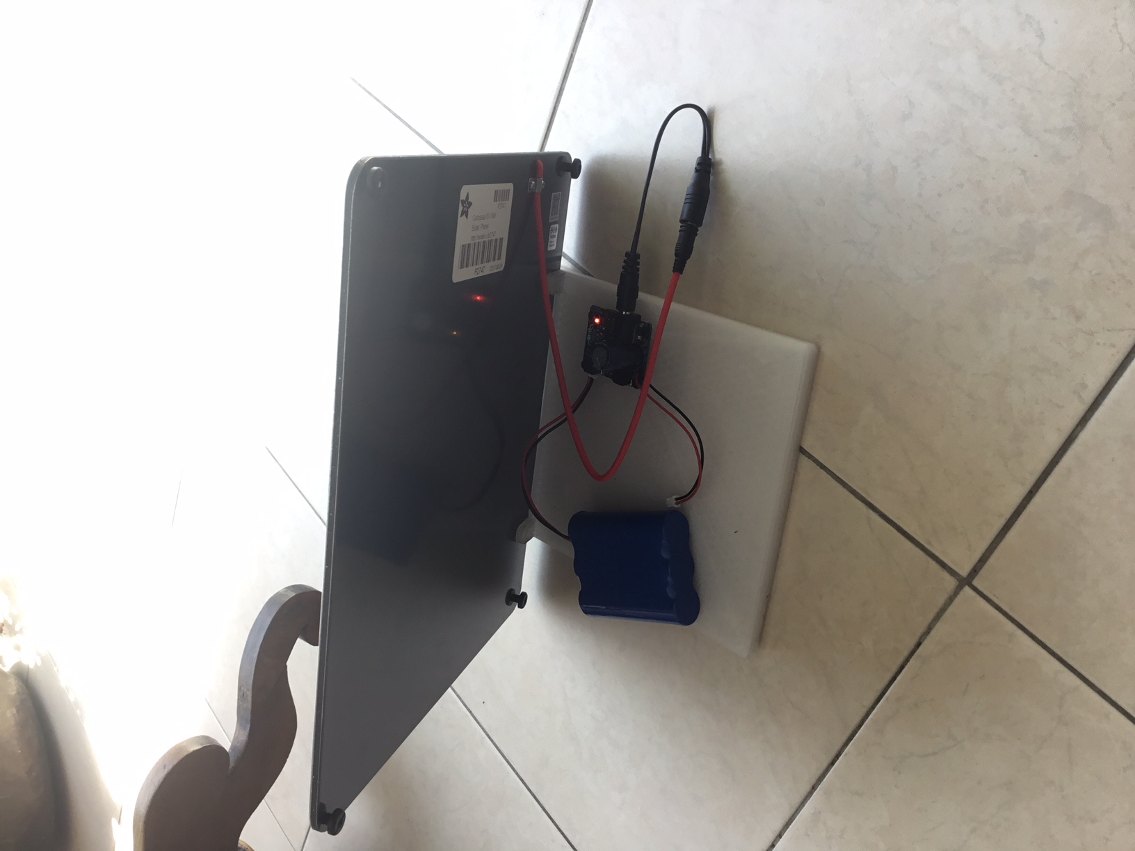 solar panel stand