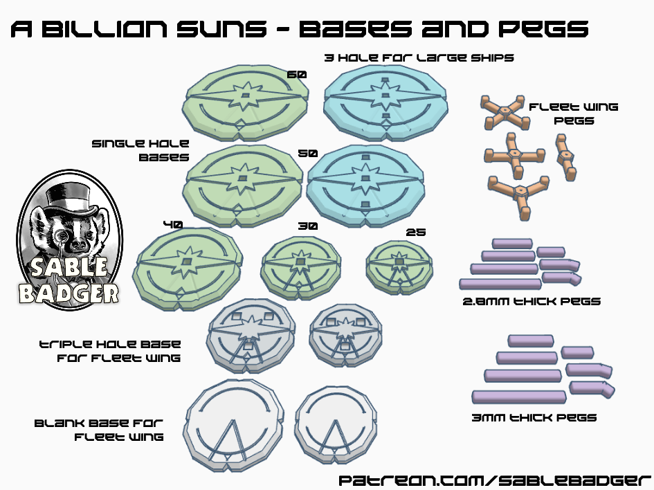 A Billion Suns - Bases and Pegs