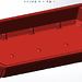 Milwaukee Packout Low Profile Organizer Compatible Rectangular Tray - No Divider Rails 3D model
