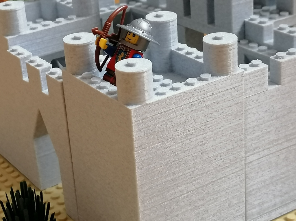 Castle Corner Tower for Modular castle kit - Lego compatible