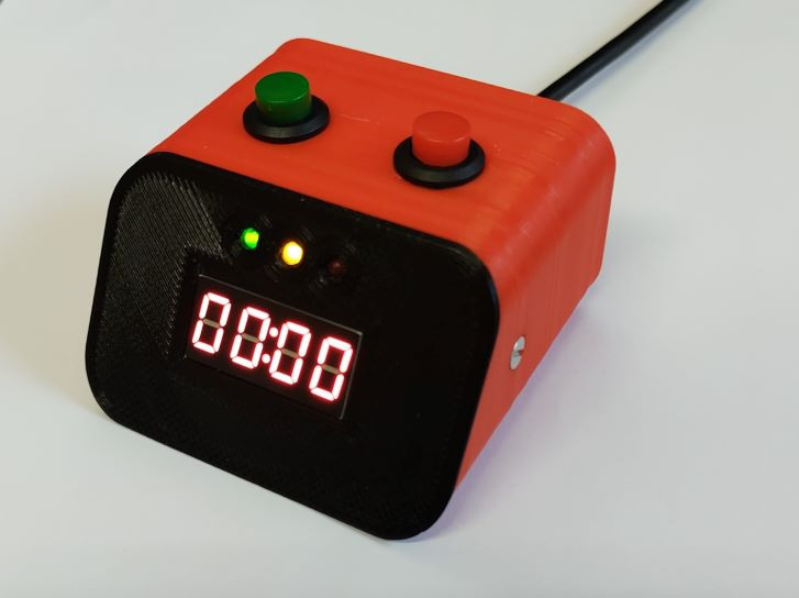 Stop watch case for TM1637 and Arduino nano