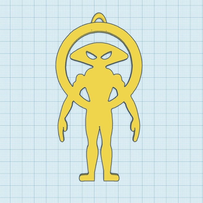 Alien Logo Man