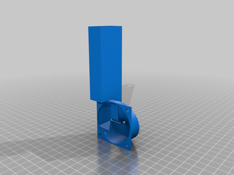 Anycubic i3 Mega S fan duct for stepper driver, top fan