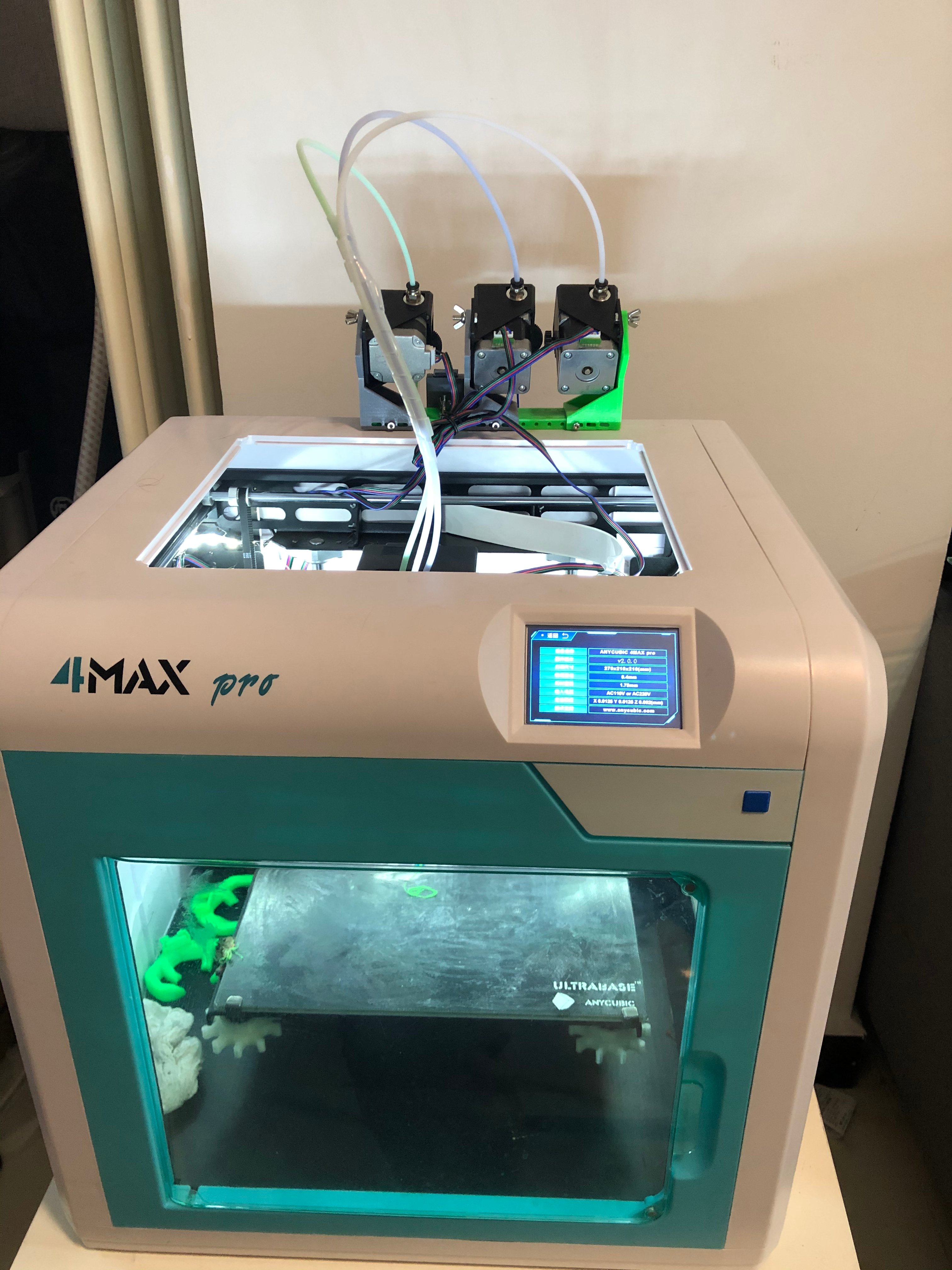 Anycubic 4Max Pro 3 in 1 out mount for THC-01