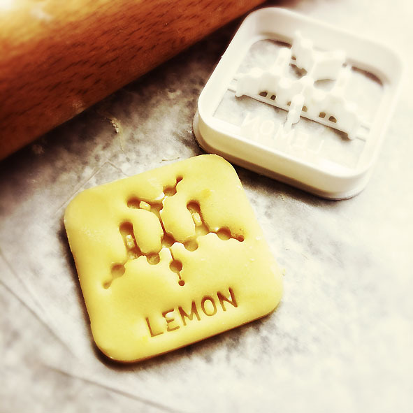 Chemistry Cookie Cutter - Lemon Molecule
