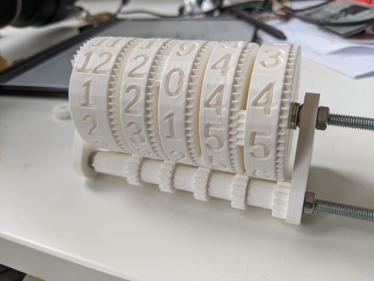 Odometer Clock