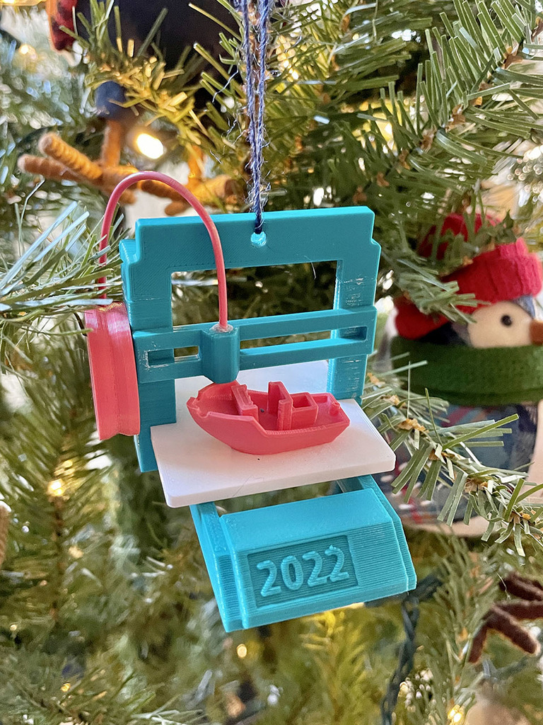 Toy 3D-Printer 2022 Ornament body option