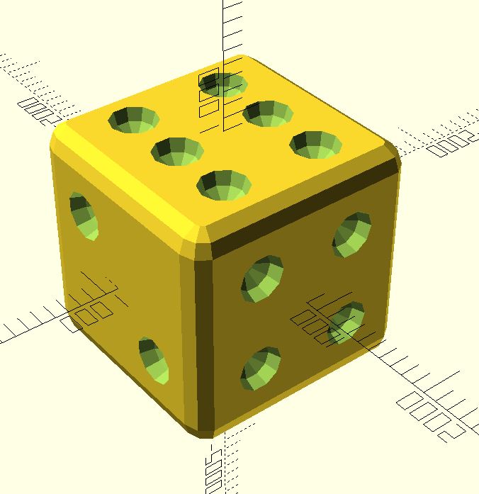 Just parametric dice