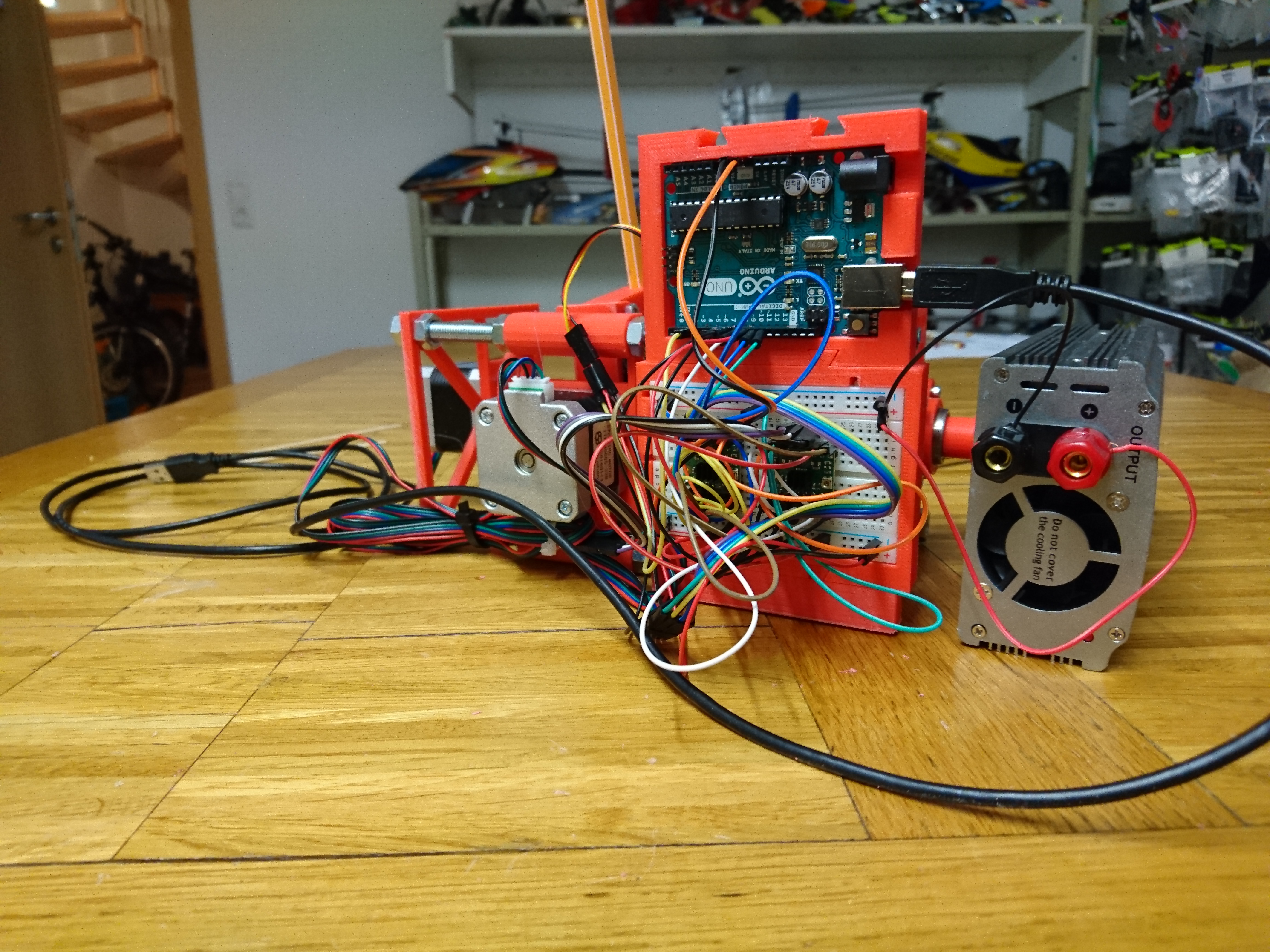 Eggbot Arduino Uno holder